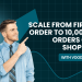 scale from first order to 10,000+ orders on shopify